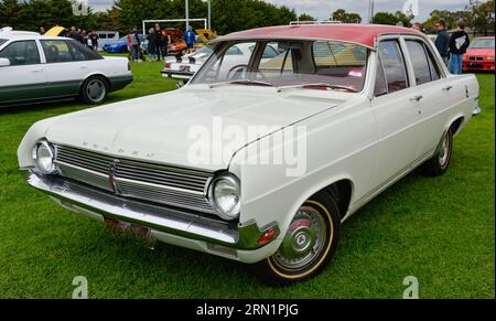 Holden EH 1960s Car GM White Vintage Retro Show Shine Day Out, Melbourne Victoria Stockfoto