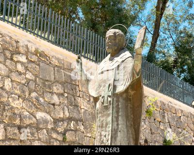 Antalya, Türkei - 19. Juli 2023: Befindet sich in Demre Turkey, St. Nicholas Kirche Stockfoto