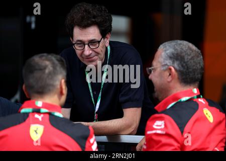 Monza, Italien. August 2023 31. Mattia Binotto (ITA). 31.08.2023. Formel-1-Weltmeisterschaft, Rd 15, Grand Prix Von Italien, Monza, Italien, Vorbereitungstag. Auf dem Foto sollte Folgendes stehen: XPB/Press Association Images. Quelle: XPB Images Ltd/Alamy Live News Stockfoto