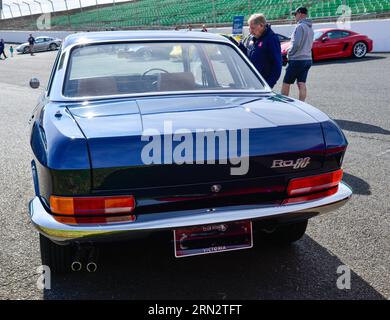 NSU Ro80 Rotary Engine Volkswagen Blue Well Conserve Classic Retro Show Shine Day Out, Melbourne Victoria Stockfoto