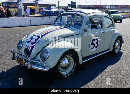 Volkswagen VW Beetle Vintage Retro auf Show Shine, Melbourne Victoria Australien Stockfoto