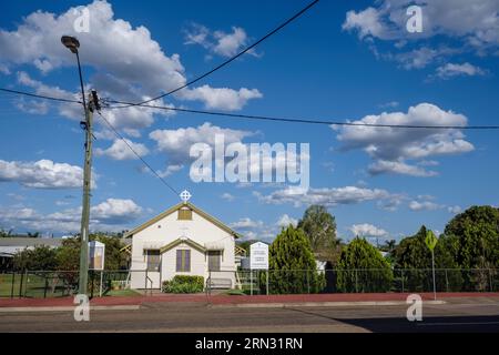 Our Lady of Lourdes Catholic Church, Stanley Street, Collinsville, Queensland, Australien Stockfoto