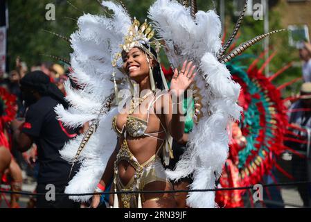 Darsteller beim Notting Hill Carnival, London 2023 Stockfoto