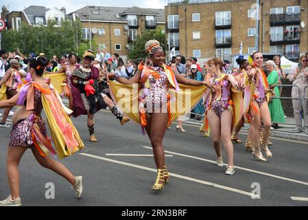 Darsteller beim Notting Hill Carnival, London 2023 Stockfoto