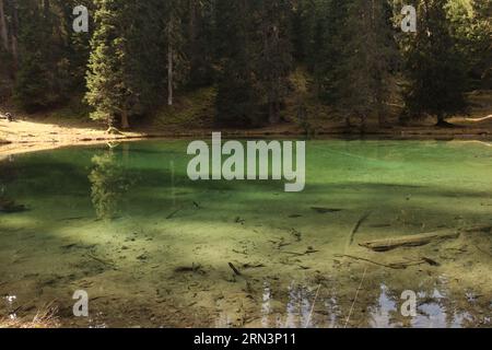 Schöner See in Arosa, Schweiz Stockfoto