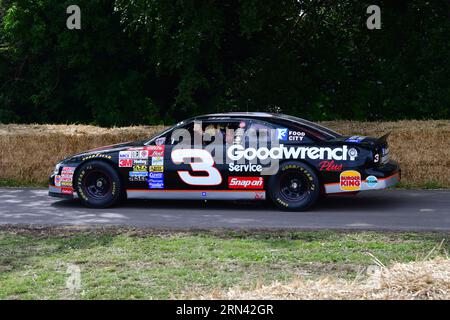 Will Spencer, Jamie France, Chevrolet Monte Carlo, 75 Jahre NASCAR, National Association for Stock Car Racing, Rennmaschinen aus den guten alten USA Stockfoto