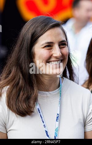 Monza, Italie. August 2023 31. CALDERON Tatiana (Col) Portrait während der 12. Runde der FIA Formel 2-Meisterschaft 2023 vom 1. Bis 3. September 2023 auf dem Autodromo Nazionale di Monza in Monza, Italien - Foto Xavi Bonilla/DPPI Credit: DPPI Media/Alamy Live News Stockfoto