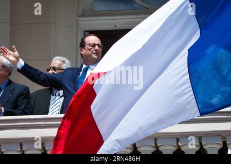 (150511) -- HAVANNA, 11. Mai 2015 -- der französische Präsident Francois Hollande nimmt am 11. Mai 2015 an der Einweihungszeremonie eines neuen Hauptquartiers der Allianz Francaise in Havanna, der Hauptstadt Kubas, Teil. ) KUBA-FRANKREICH-HAVANNA-FRANKREICH-HOLLANDE-INAUGRATION-ALLIANCE FRANCAISE LiuxBin PUBLICATIONxNOTxINxCHN 150511 Havanna 11. Mai 2015 der französische Präsident Francois Hollande nimmt an der Eröffnungszeremonie eines neuen Hauptquartiers der Allianz Francaise in Havanna, der Hauptstadt Kubas, Teil 11. Mai 2015 Kuba Frankreich Havanna, Frankreich, Frankreich, Hollande, Allianz Francaise, LiNOICuxBINNNin Stockfoto