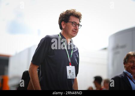 Mattia Binotto ehemalige Teamleiterin der Scuderia Ferrari während des italienischen GP, Monza 31. August bis 3. September 2023 Formel-1-Weltmeisterschaft 2023. Stockfoto