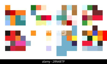 Coole Weihnachtsfirma Set Illustration Stock Vektor