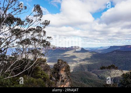 Sydney, Australien. August 2023. Sydney, Australien, 18. August 2023: Allgemeiner Blick auf die Blue Mountains im Blue-Mountains-Nationalpark in Sydney, New South Wales, Australien. (Daniela Porcelli/SPP) Credit: SPP Sport Press Photo. Alamy Live News Stockfoto