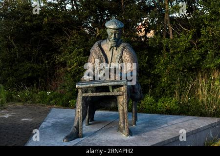 Denkmal Willem Barents in Formerum auf Terschelling, Niederlande Stockfoto