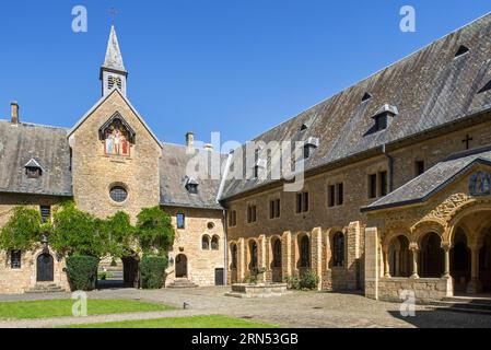 Orval Abbey / Abbaye Notre-Dame d'Orval, Zisterzienserkloster in Villers-devant-Orval, Florenville, Luxemburg, Wallonien, Belgien Stockfoto