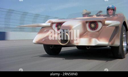 DEATH RACE 2000 1975 New World Pictures Film mit Mary Woronov und William Shephard Stockfoto