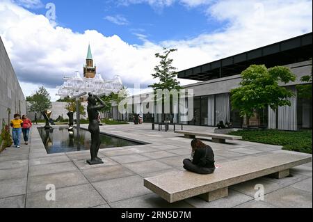 Neue Nationalgalerie Berlin, Deutschland Stockfoto