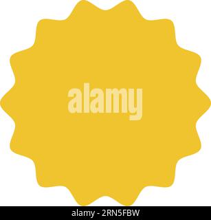 Vorlage Sunburst Symbole Formen Badges Starburst Promo Burst Promo Aufkleber Stock Vektor