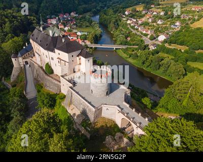 Luftaufnahme, Schloss, Cesky Sternberk, Cesky Sternberk, Böhmischer