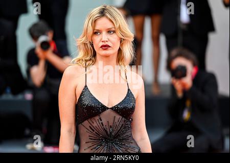 Venedig, Italien. August 31, 2023. Georgia May Jagger kommt bei der Premiere von Ferrari im Sala Grande auf dem 80. Internationalen Filmfestival von Venedig an. Quelle: Euan Cherry/Alamy Live News Stockfoto