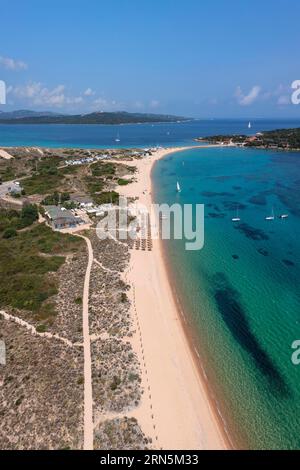 Porto Pollo Beach, Porto Puddu, Gallura, Sardinien, Italien, Porto Puddu, Sardinien, Italien Stockfoto