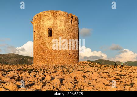 Torre di Cala domestica, Buggeru, Costa Verde, Sulcis Iglesiente, Sardinien, Italien, Buggerru, Sardinien, Italien Stockfoto