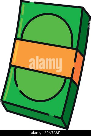 Isolierte farbige Rechnungen Gaming-Symbol Vektor Stock Vektor