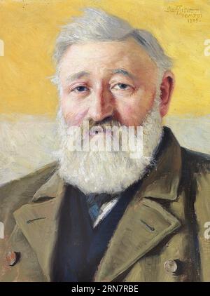 Portrait von Martin Daniel Müller. 1895 von Paul Gustav Fischer Stockfoto