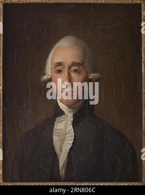 Porträt de Jean-Sylvain Bailly (1736-1793), Maire de Paris um 1790 von Jean-Francois Garneray Stockfoto