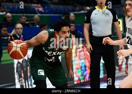 Asia Arena, Manila, Philippinen. August 2023 31. Jorge Gutierrez (MEX), 31. AUGUST 2023 - Basketball - FIBA World Cup 2023 - Klassifikationsrunde 17-32 Gruppe N zwischen Neuseeland 100-108 Mexiko in der Mall of Asia Arena, Manila, Philippinen. Quelle: SportsPressJP/AFLO/Alamy Live News Stockfoto