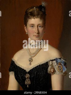 Prinzessin Alice, Großherzogin von Hessen (1843–78) 1872 von Joseph Hartmann Stockfoto
