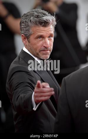 Venedig, Italien. August 2023 31. Patrick Dempsey besucht einen roten Teppich für den Film „Ferrari“ beim 80. Internationalen Filmfestival von Venedig am Donnerstag, den 31. August 2023 in Venedig. Foto von Rocco Spaziani/UPI Credit: UPI/Alamy Live News Stockfoto