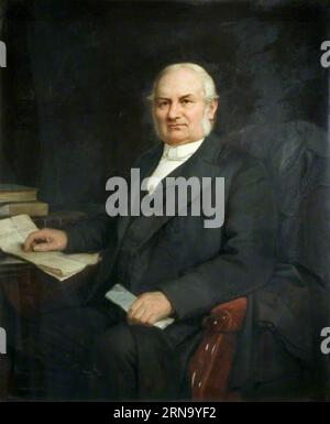 Porträt des Pfarrers Arthur G. O'Neill (1819-1896) 1885 von Jonathan Pratt Stockfoto