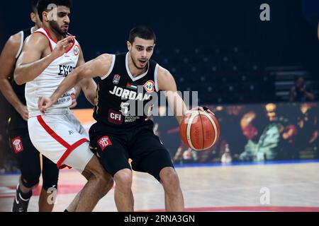 Asia Arena, Manila, Philippinen. August 2023 31. Freddy Ibrahim (JOR), 31. AUGUST 2023 - Basketball - FIBA World Cup 2023 - Klassifikationsrunde 17-32 Gruppe N zwischen Ägypten 85-69 Jordanien in der Mall of Asia Arena, Manila, Philippinen. Quelle: SportsPressJP/AFLO/Alamy Live News Stockfoto