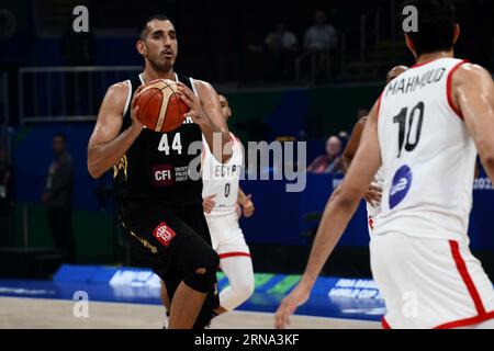 Asia Arena, Manila, Philippinen. August 2023 31. Ahmad Dwairi (JOR), 31. AUGUST 2023 - Basketball - FIBA World Cup 2023 - Klassifikationsrunde 17-32 Gruppe N zwischen Ägypten 85-69 Jordanien in der Mall of Asia Arena, Manila, Philippinen. Quelle: SportsPressJP/AFLO/Alamy Live News Stockfoto