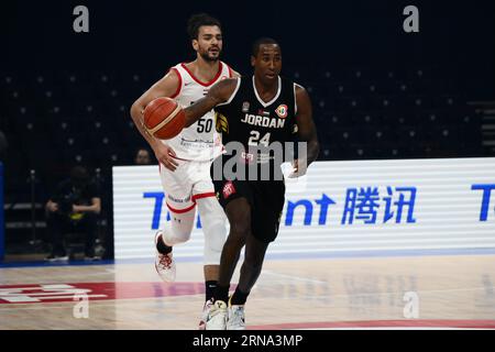 Asia Arena, Manila, Philippinen. August 2023 31. Rondae Hollis Jefferson (JOR), 31. AUGUST 2023 - Basketball - FIBA World Cup 2023 - Klassifikationsrunde 17-32 Gruppe N zwischen Ägypten 85-69 Jordanien in der Mall of Asia Arena, Manila, Philippinen. Quelle: SportsPressJP/AFLO/Alamy Live News Stockfoto
