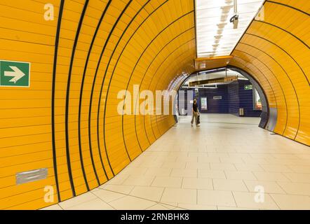 U-Bahn-Station Marienplatz in München Stockfoto