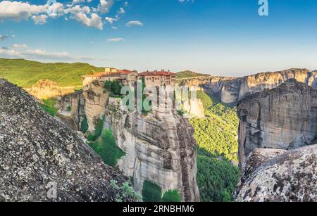 Varlaam Kloster in Meteora, Griechenland Stockfoto