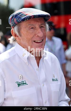 Monza, Italien. September 2023. Jackie Stewart (GBR). Formel-1-Weltmeisterschaft, großer Preis von Italien, Rd 15, Freitag, 1. September 2023. Monza Italien. Quelle: James Moy/Alamy Live News Stockfoto