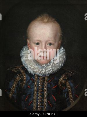 Kinderporträt eines Prinzen aus dem 17. Jahrhundert von Jacob van Doordt Stockfoto