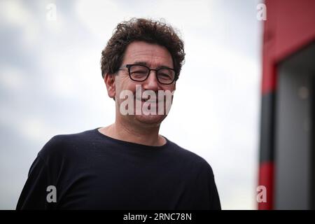 Mattia Binotto ehemalige Teamleiterin der Scuderia Ferrari während des italienischen GP, Monza 31. August bis 3. September 2023 Formel-1-Weltmeisterschaft 2023. Stockfoto