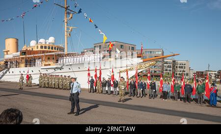 Am 1. September 2023 besucht Fredericia Dänemark, Königin Margrethe II. Von Dänemark Fredericia Stockfoto