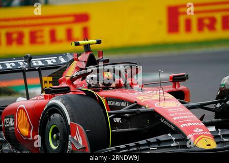 September 2023, Autodromo Nazionale di Monza, Monza, FORMEL 1 PIRELLI GRAN PREMIO D'ITALIA 2023, auf dem Bild Carlos Sainz Jr. (E), Scuderia Ferrari Stockfoto