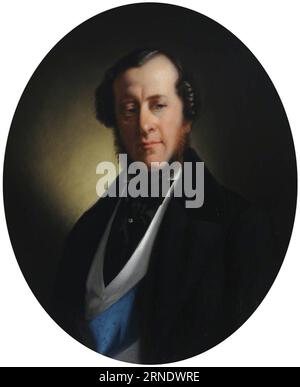 William Spencer Cavendish, 6. Duke of Devonshire (1790–1858) zwischen 1810 und 1858 von Orazio de Manara Stockfoto