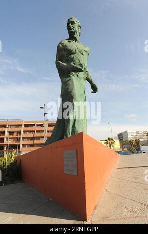 Alfredo-Kraus-Denkmal von Victor Ochoa Sierra. Las Palmas de Gran Canaria, Kanarische Inseln, Spanien. Stockfoto