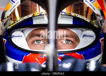 MONZA - Max Verstappen (Red Bull Racing) während des 2. Freien Trainings auf der Monza-Strecke im Vorfeld des Großen Preises von Italien. ANP SEM VAN DER WAL Stockfoto