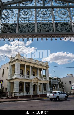 City Hall, Charters Towers, Queensland, Australien Stockfoto