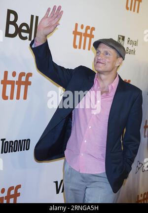 (160916) -- TORONTO, 15. September 2016 -- Schauspieler Woody Harrelson nimmt an der Uraufführung des Films LBJ in der Roy Thomson Hall während des 41. Toronto International Film Festival in Toronto, Kanada, 15. September 2016 Teil. ) (Zjy) CANADA-TORONTO-TIFF-LBJ ZouxZheng PUBLICATIONxNOTxINxCHN 160916 Toronto 15. September 2016 Schauspieler Woody Harrelson nimmt an der Weltpremiere des Film LBJ in DER Roy Thomson Hall während des 41. Toronto International Film Festivals in Toronto Teil Kanada 15. September 2016 zjy Canada Toronto TIFNOJ ZouxBLATXTION Stockfoto
