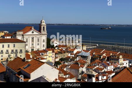 Die Stephanskirche in Lissabon Stockfoto