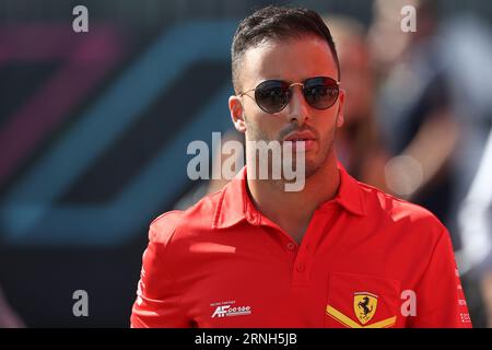 Monza, Italien. September 2023. Antonio Fuoco von Scuderia Ferrari während des Trainings vor dem F1 Grand Prix von Italien im Autodromo Nazionale am 1. September 2023 in Monza, Italien. Dank: Marco Canoniero/Alamy Live News Stockfoto