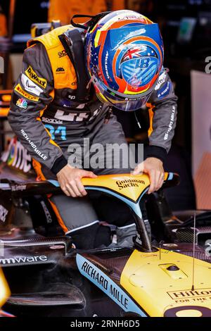 Monza, Italien. September 2023. #81 Oscar PiNG(aus, McLaren F1 Team), F1 Grand Prix von Italien auf dem Autodromo Nazionale Monza am 1. September 2023 in Monza, Italien. (Foto von HIGH TWO) Credit: dpa/Alamy Live News Stockfoto