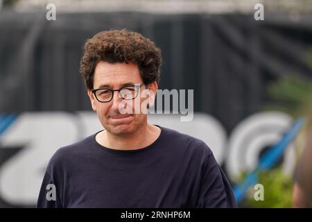 Monza, Italien. September 2023. Mattia Binotto (ITA), ehemaliger Teamleiter der Scuderia Ferrari, während der Formel 1 des Pirelli GP d'Italia. Quelle: Alessio Morgese/Alessio Morgese/E-Mage/Alamy Live News Stockfoto